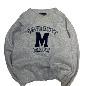 Vintage Jansport University of Maine Crewneck Sweatshirt – Grey